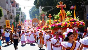 Celebración de Corpus Christi en Colombia