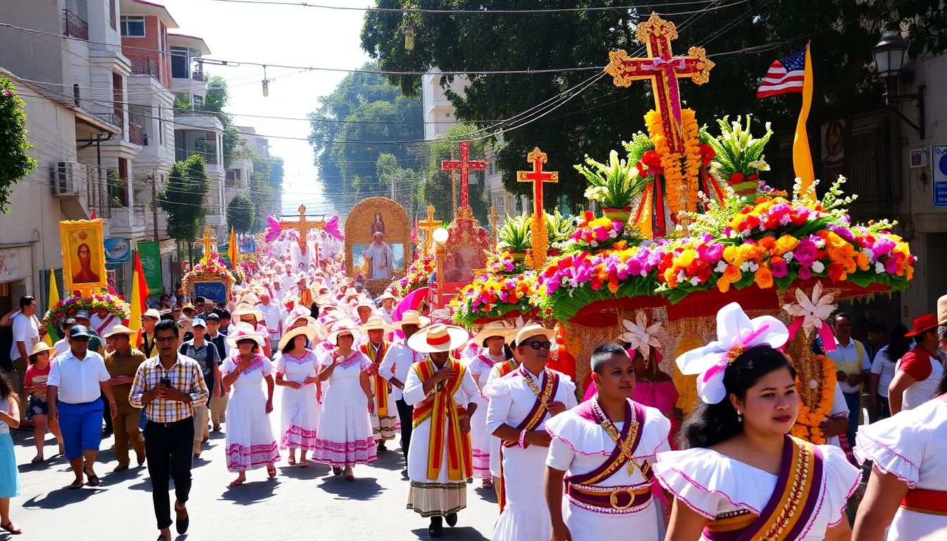 Celebración de Corpus Christi en Colombia