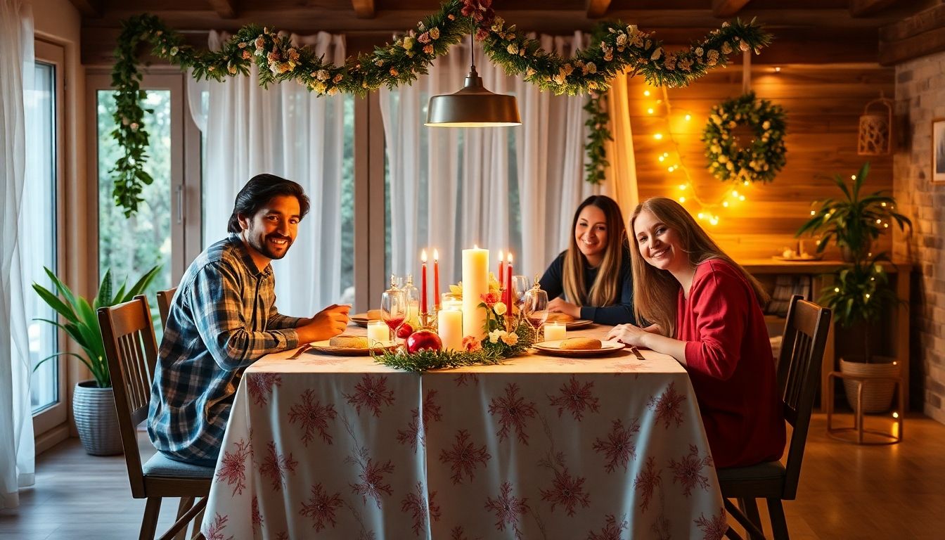 Familia celebrando el día de la ascensión