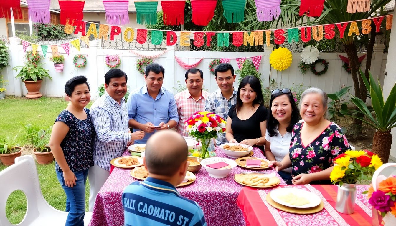 Familia celebrando el día de san pedro y san pablo