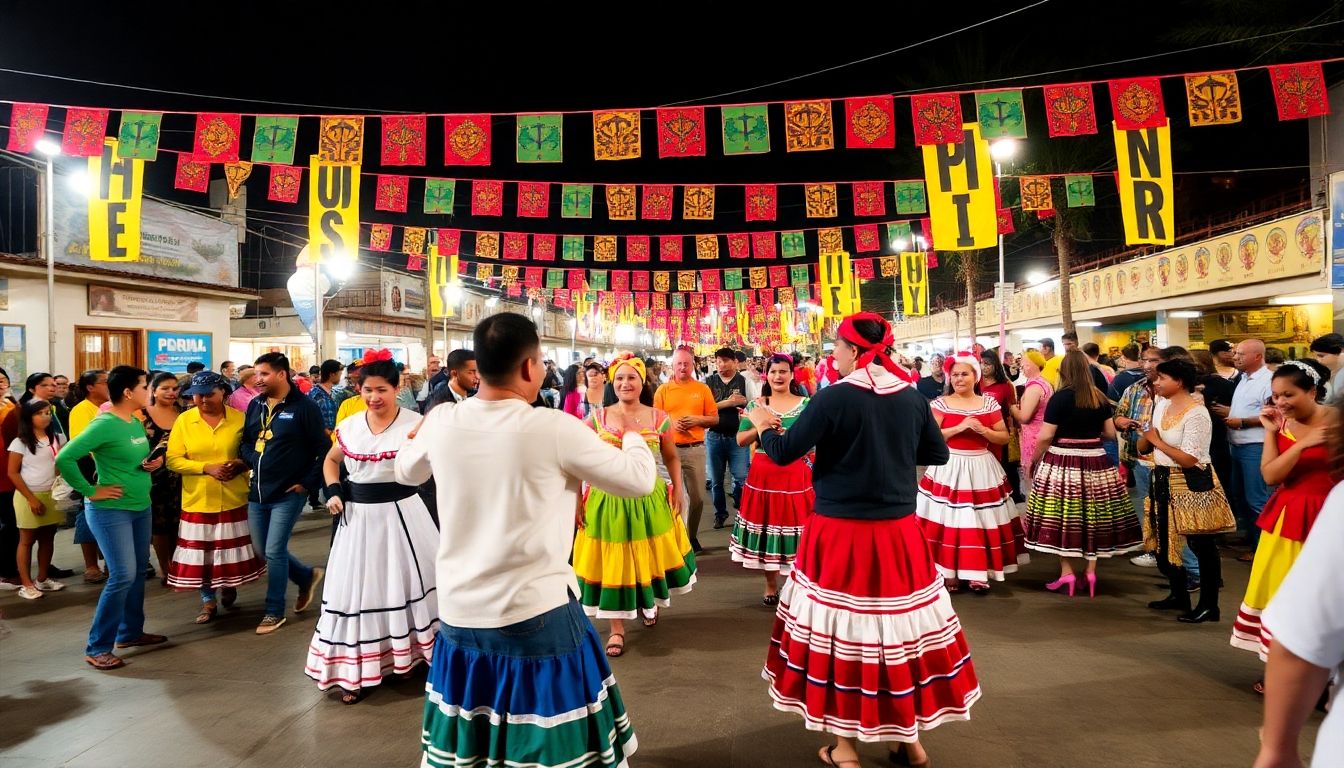 Festival cultural en el día de san pedro y san pablo