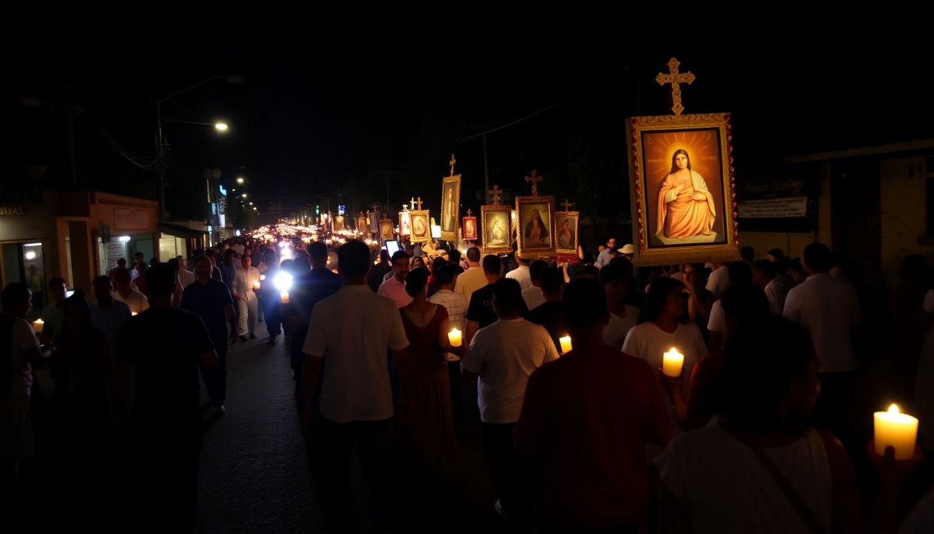 Procesión del Viernes Santo en Popayán