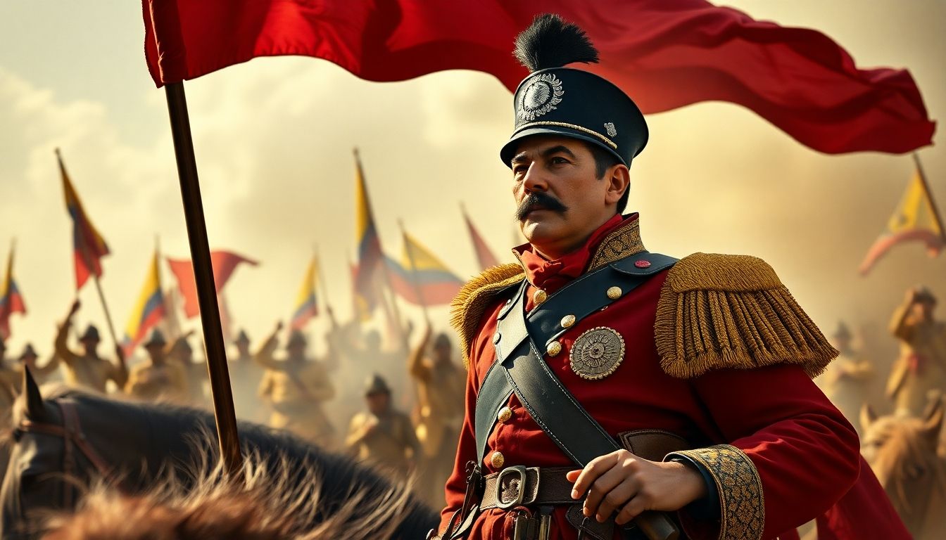 Representación histórica de Simón Bolívar