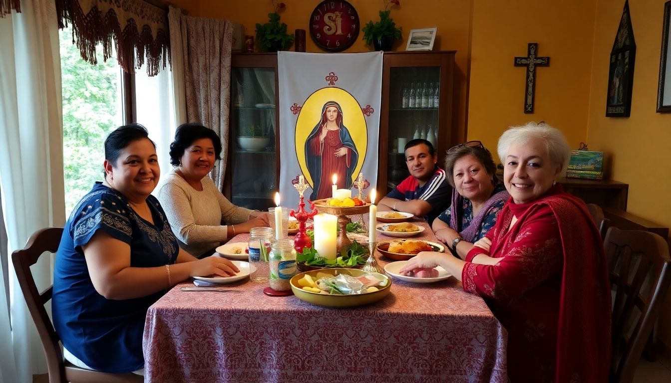 Reunión familiar en Viernes Santo